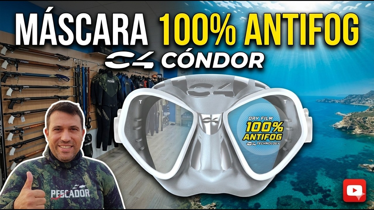 Máscara 100% antifog C4