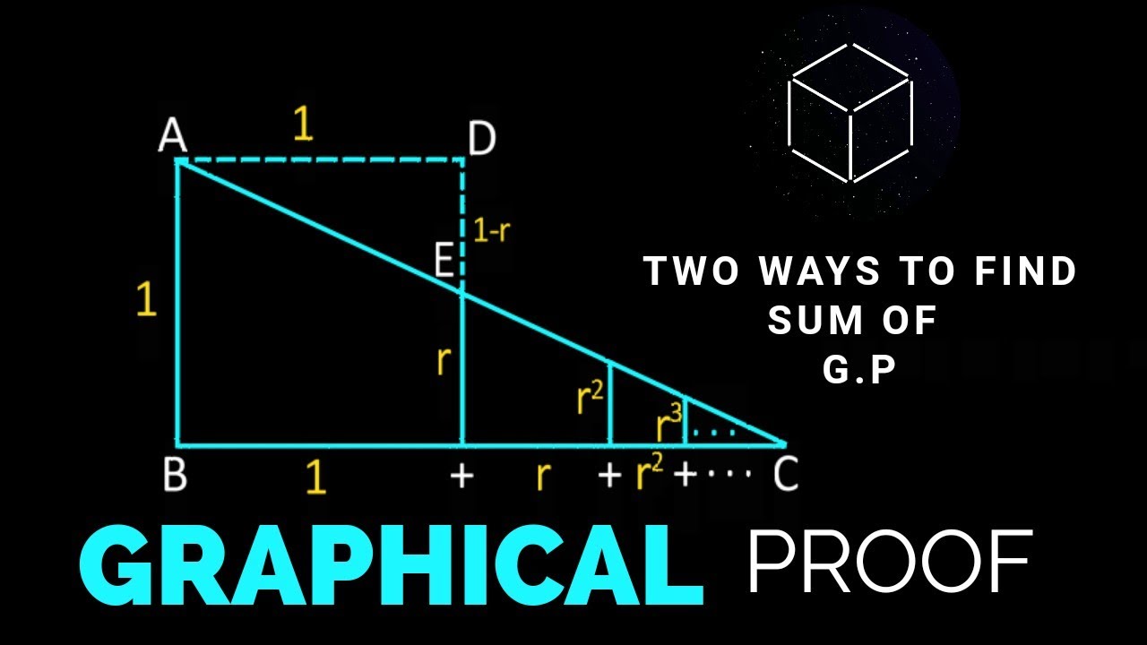 Anyone can prove a G.P.  with graphs (two ways to prove a G.P.) | mathocube |