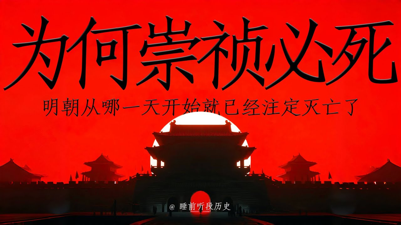 睡前听《为何“崇祯”必死！》｜ 明朝从哪一天开始就已经注定灭亡了？