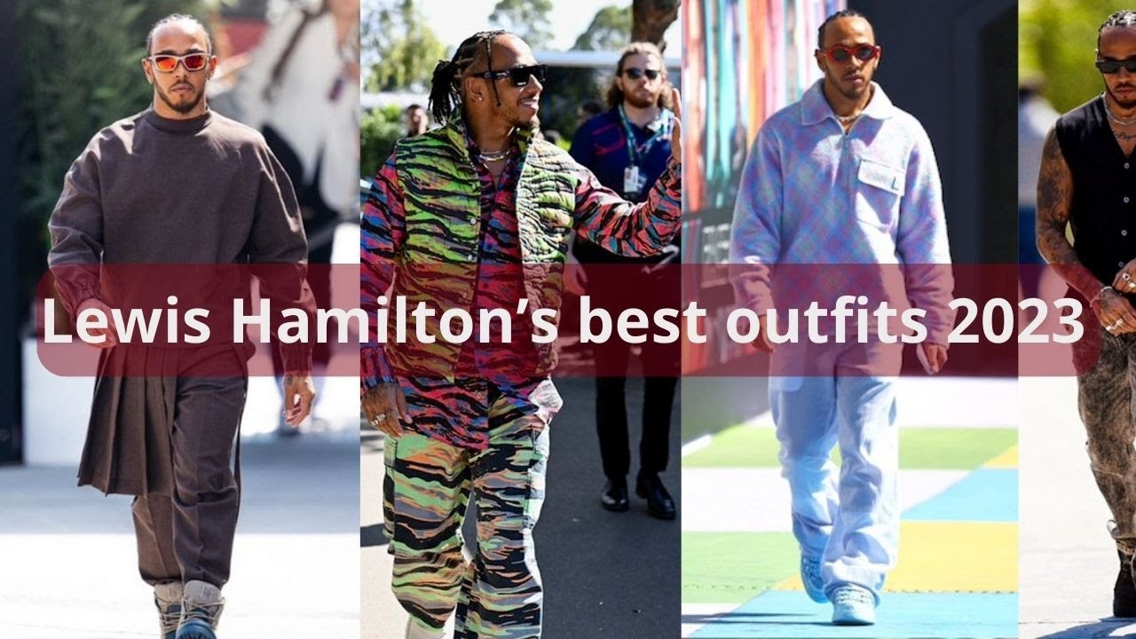 Lewis Hamilton's BEST OUTFITS he wore to F1 2023