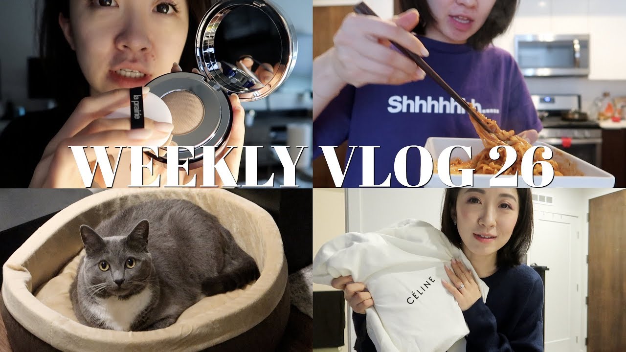 WEEKLY VLOG 26 | 鱼子酱气垫实测、Céline新包包开箱、最好吃的火鸡面还有好多我打不下了