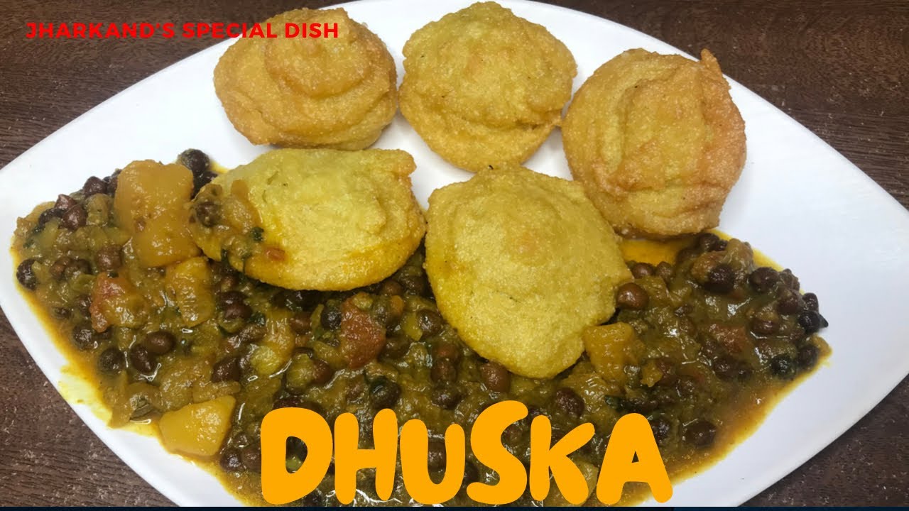 Dhuska Recipe | Jharkhand Special Dish | Dhuska with Channe Aloo ki Sabzi | Slice of Surabhi