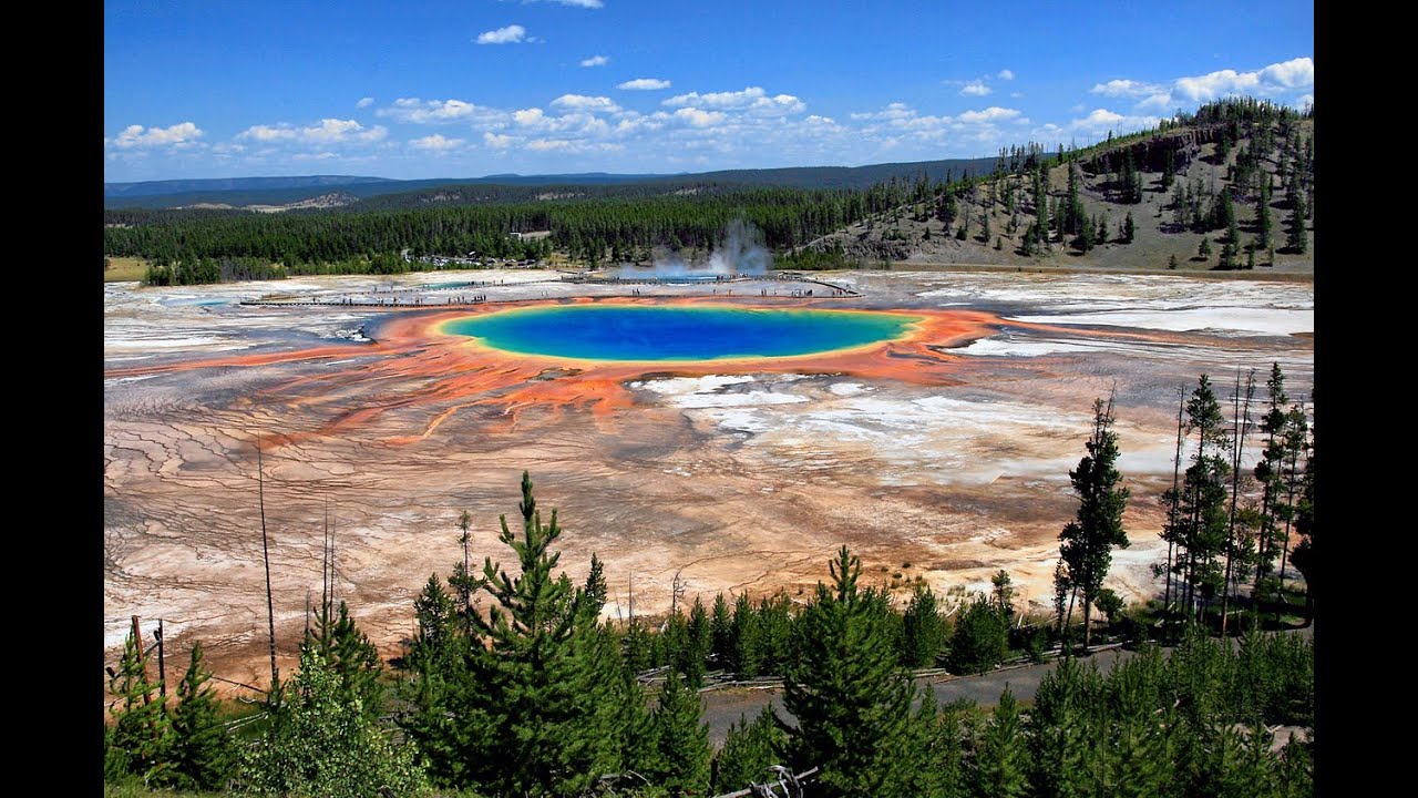 Norris Geyser Basin Geysers in Yellowstone National Park