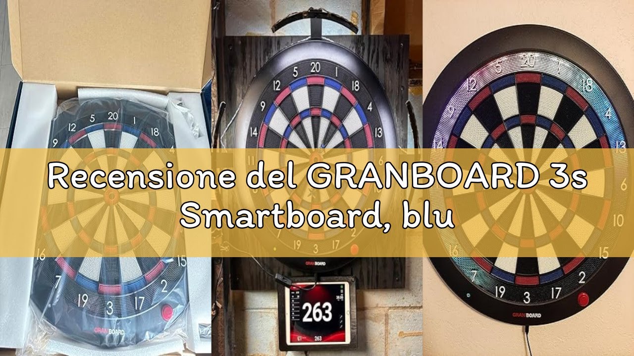 Recensione del GRANBOARD 3s Smartboard, blu