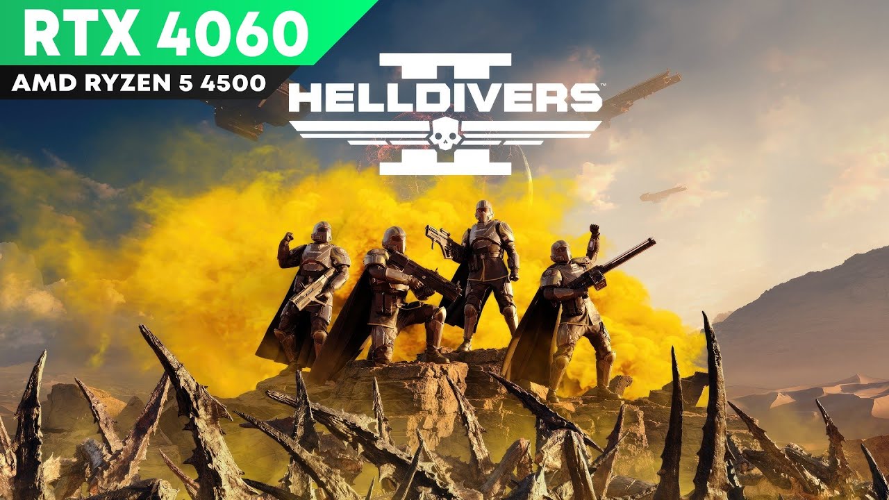 Helldivers 2 - RTX 4060 8gb Amd Ryzen 5 4500