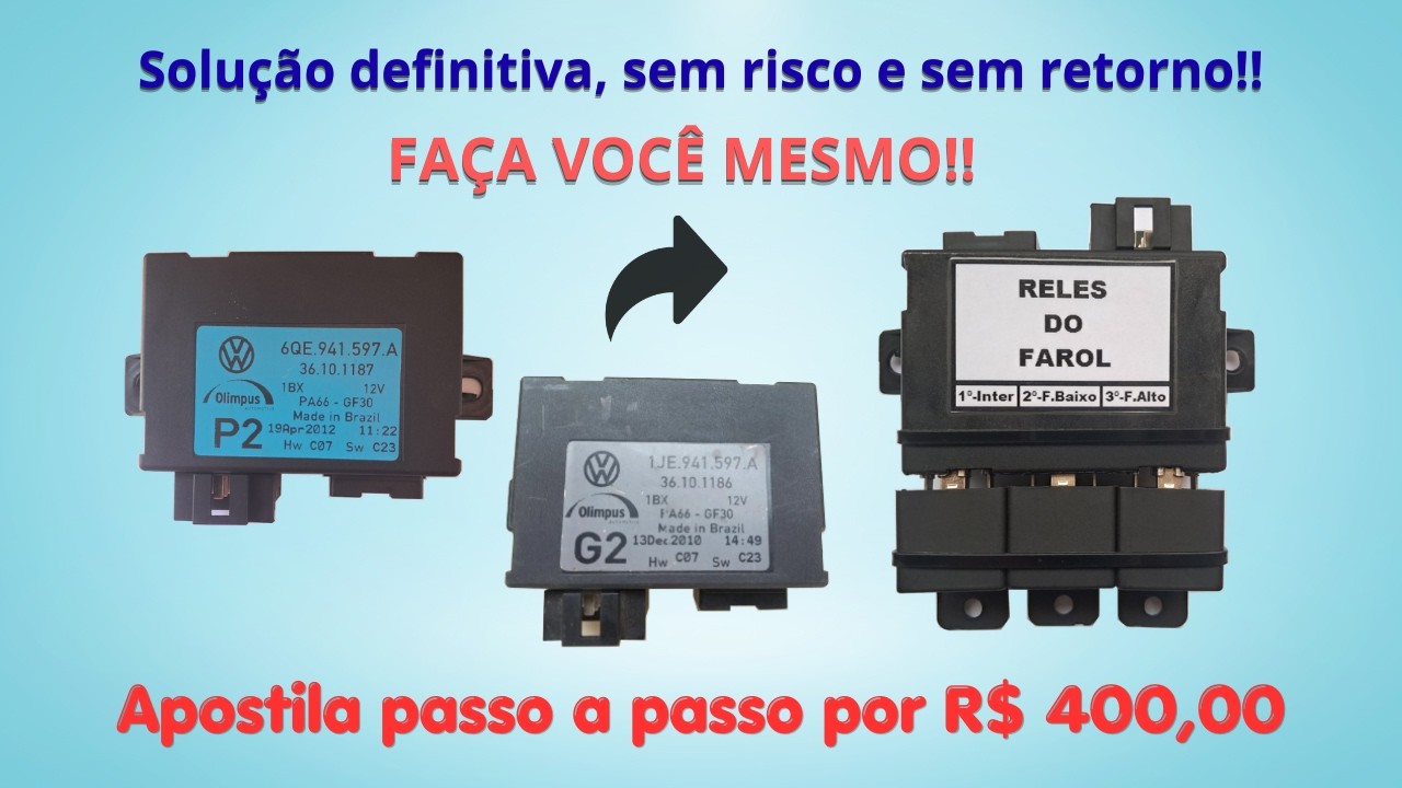 Módulo iluminação P2 ou G2 - Resolva você mesmo!!
