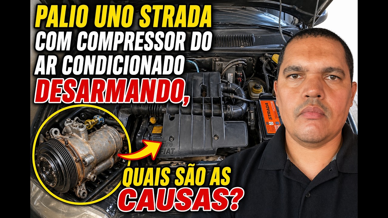 Compressor Do Ar Condicionado Ligando Desligando Na Marcha Lenta Palio Uno Strada Fire