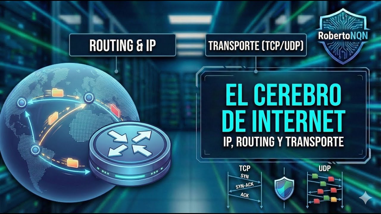 EL CEREBRO DE INTERNET: Routing, IP y la Batalla TCP vs UDP (Stallings Pt. 4)