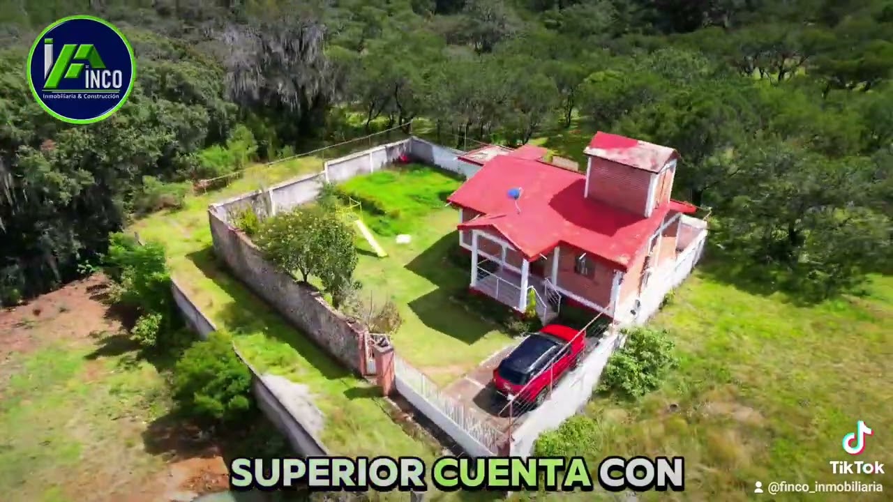 Cabaña Campestre y terreno en venta en Pueblo Mágico de Huasca de Ocampo, Hidalgo.