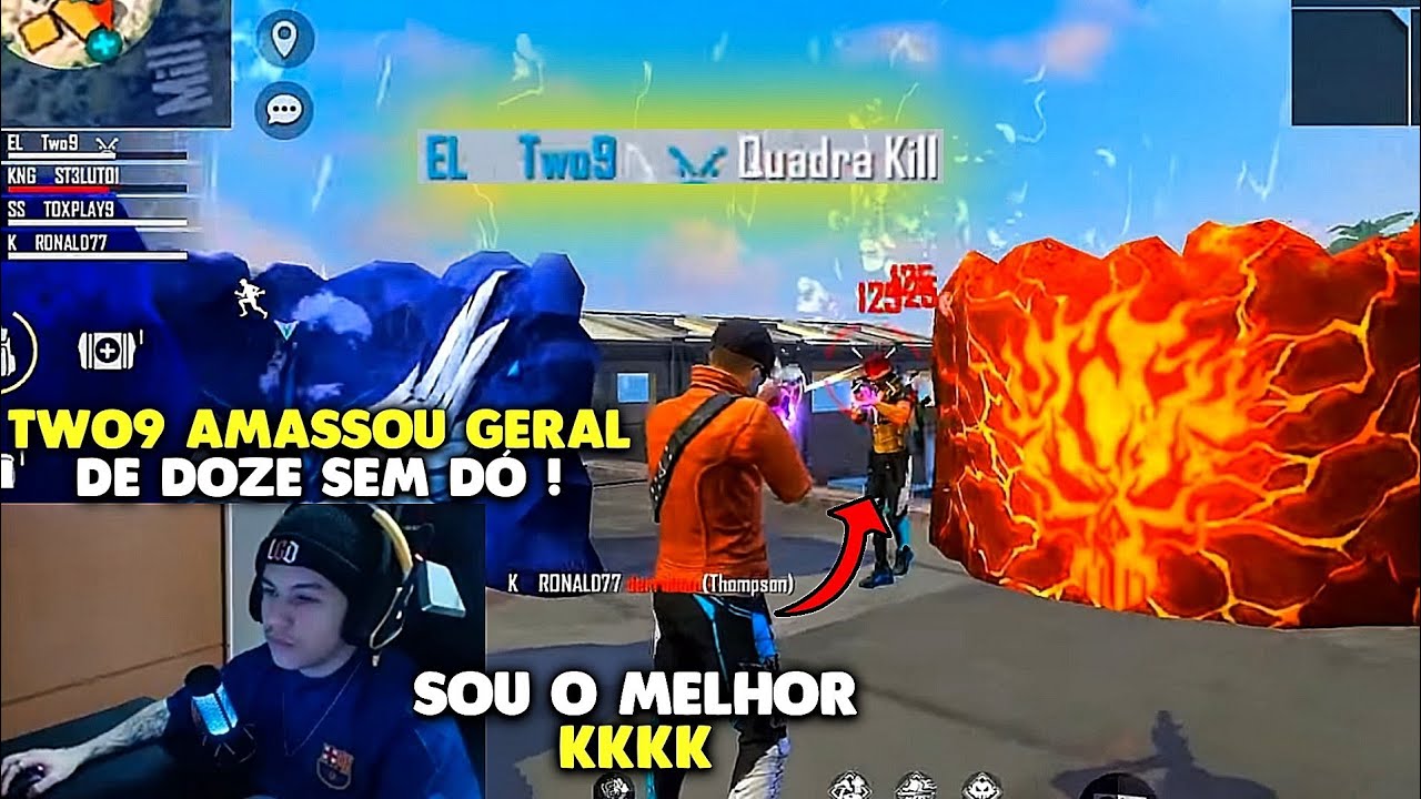 TWO9 AMASSOU E FARPOU GERAL SEM DÓ NESSE 4v4 APOSTADO - TWO9 VS TG MACROX COM MUITAS FARPAS !!
