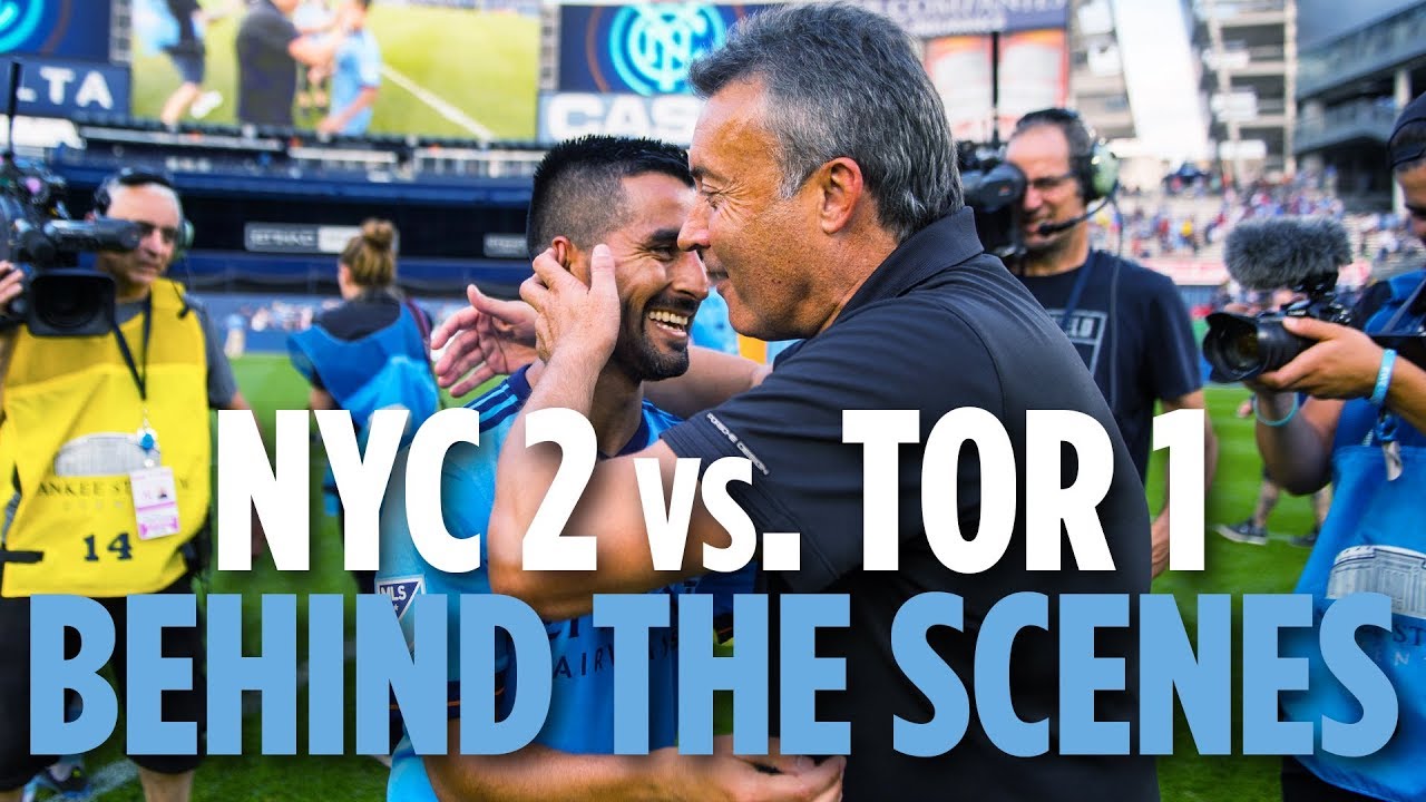 Domenec Torrent’s First Game | BEHIND THE SCENES | NYCFC 2 vs. Toronto 1 | 06.24.18