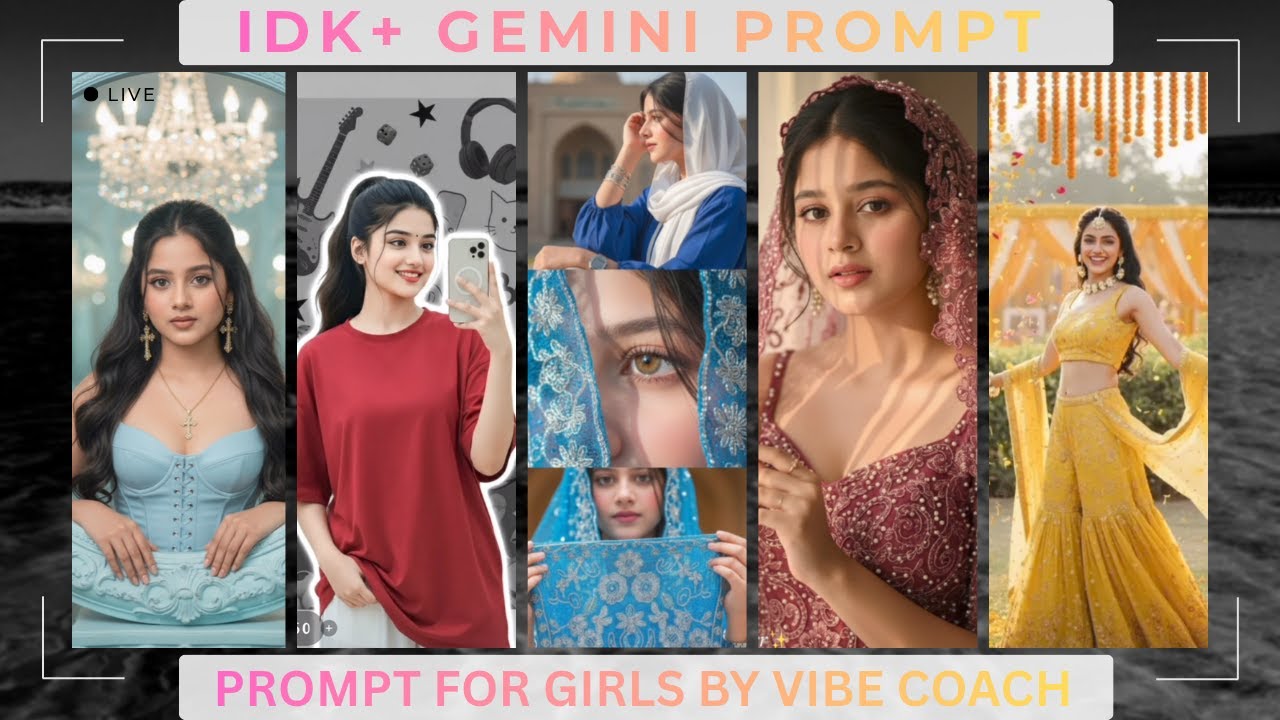 GEMINI PROMPT FOR GIRLS | IDK+ Trending  #geminiprompt #gemini #chatgpt #chatgptprompts #forgirls