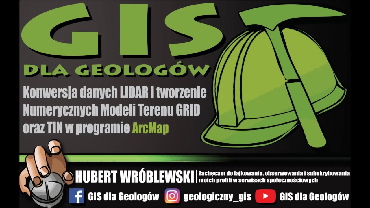 25.GIS DLA GEOLOGÓW - Konwersja danych LIDAR i tworzenie NMT GRID i TIN w ArcMap