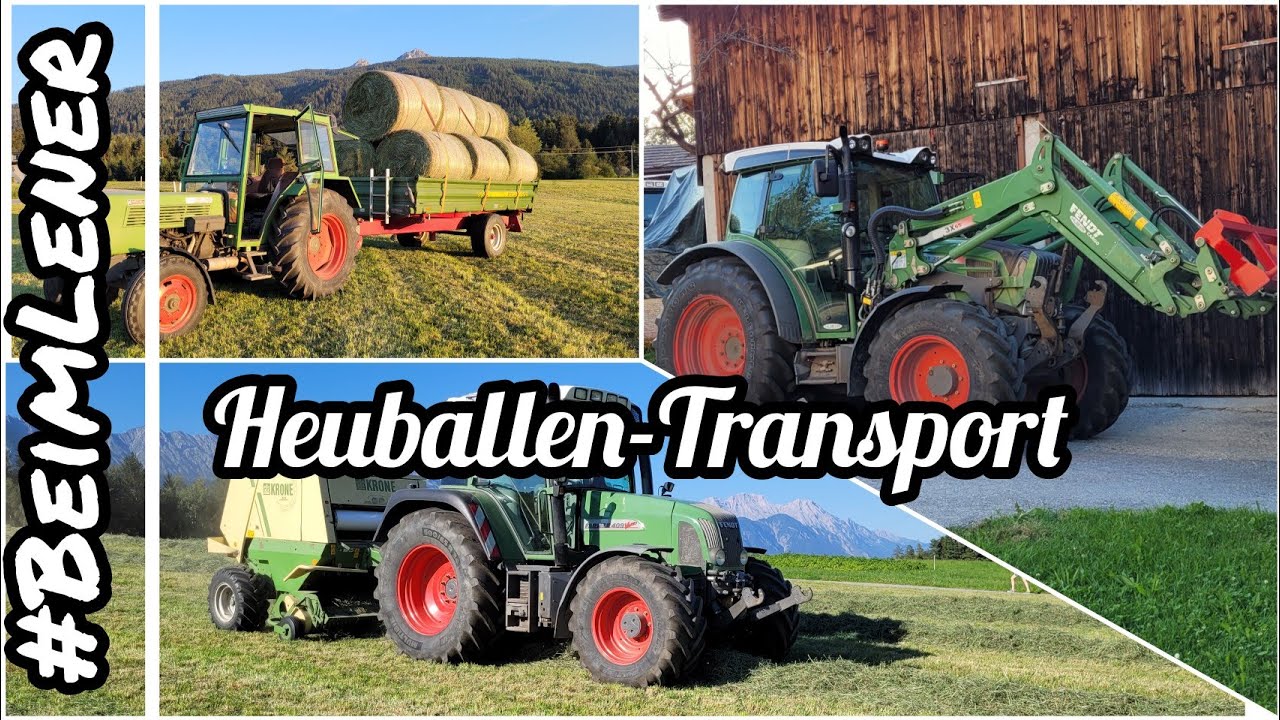Ballentransport mit 2 Fendt #BeimLener #fendt #tirol