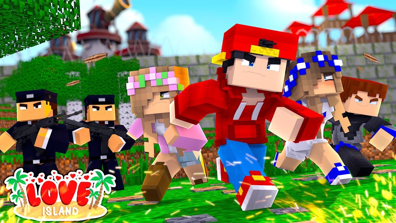 Minecraft LOVE ISLAND - ESCAPING COMPLETE BUT THE GUYS ARE IN BIG DANGER!!