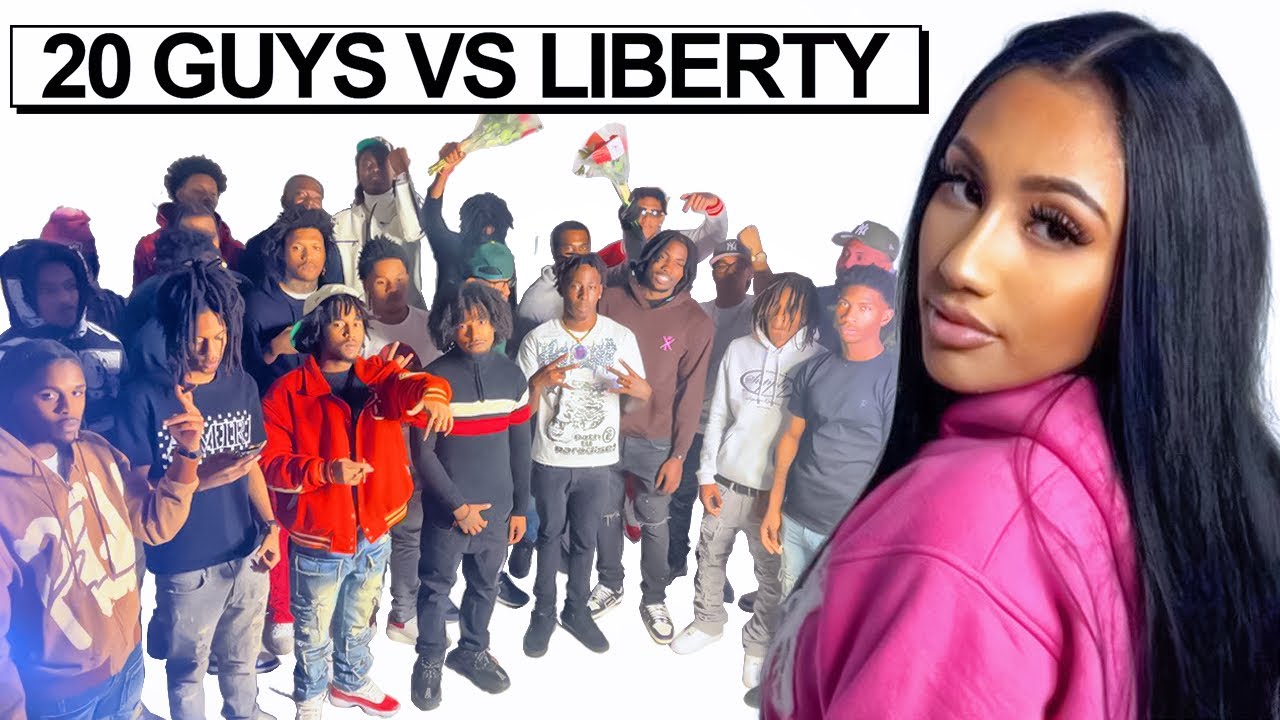 20 GUYS VS 1 INFLUENCER: LIBERTY