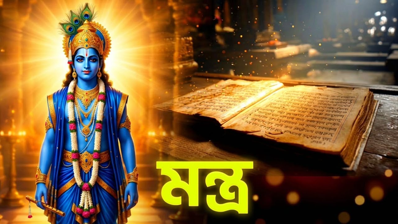 Relaxing Meditation | Sri Krishna Maha Mantra | 1 Hour Non-Stop | হিন্দু ধর্মের Powerful মন্ত্র