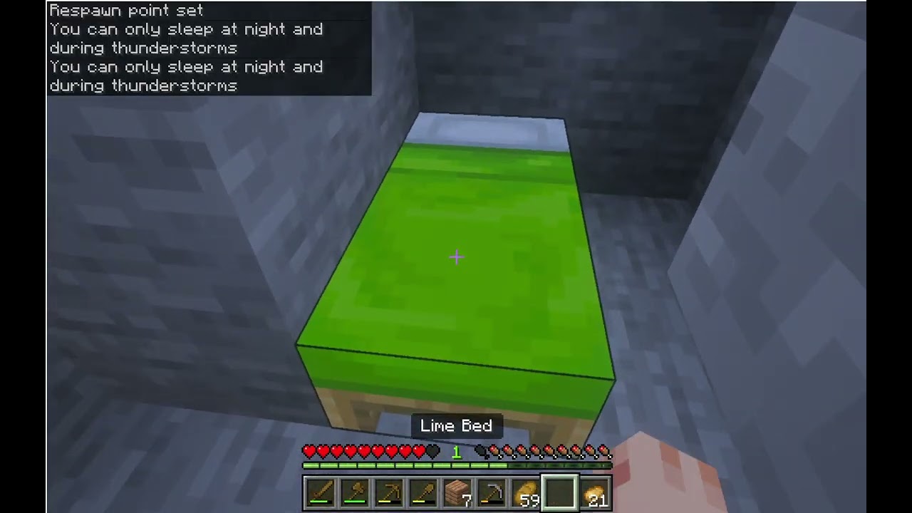 Minecraft but if I die the video ends