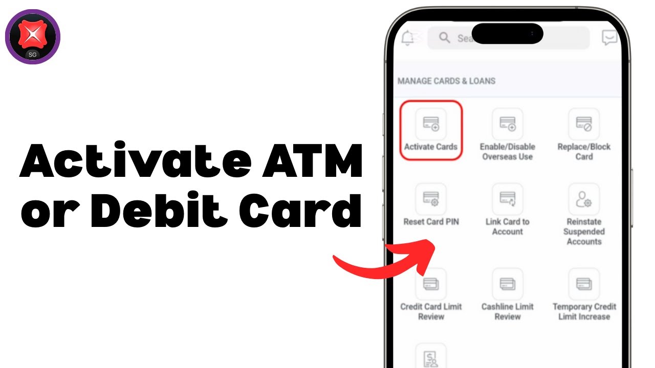 How to Activate ATM or Debit Card Using DBS Bank Mobile