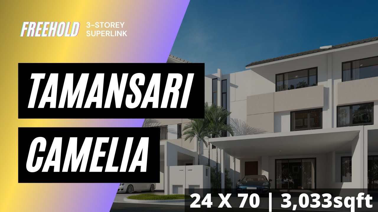 RAWANG TAMANSARI CAMELIA | 24x70 3-Storey Superlink | Dahlia & Amaryllis & Camelia Rawang