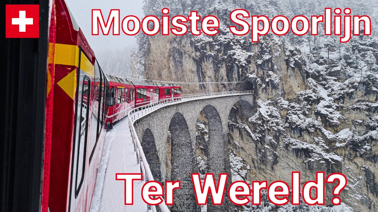 De MOOISTE SPOORLIJN ter WERELD | 10.000 subs special! 🇨🇭 #BartVlog