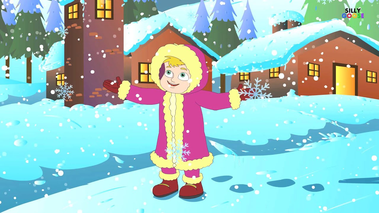 Little Snow Flake | Nursery Rhyme with Lyrics