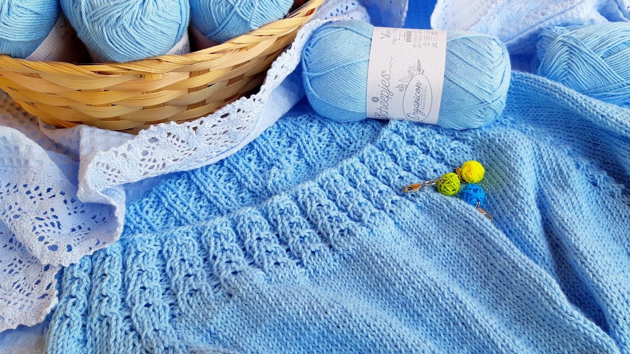 ВЯЗАНИЕ🧶 Джемпер из Хлопка / Начало Процесса #вязание #хлопок