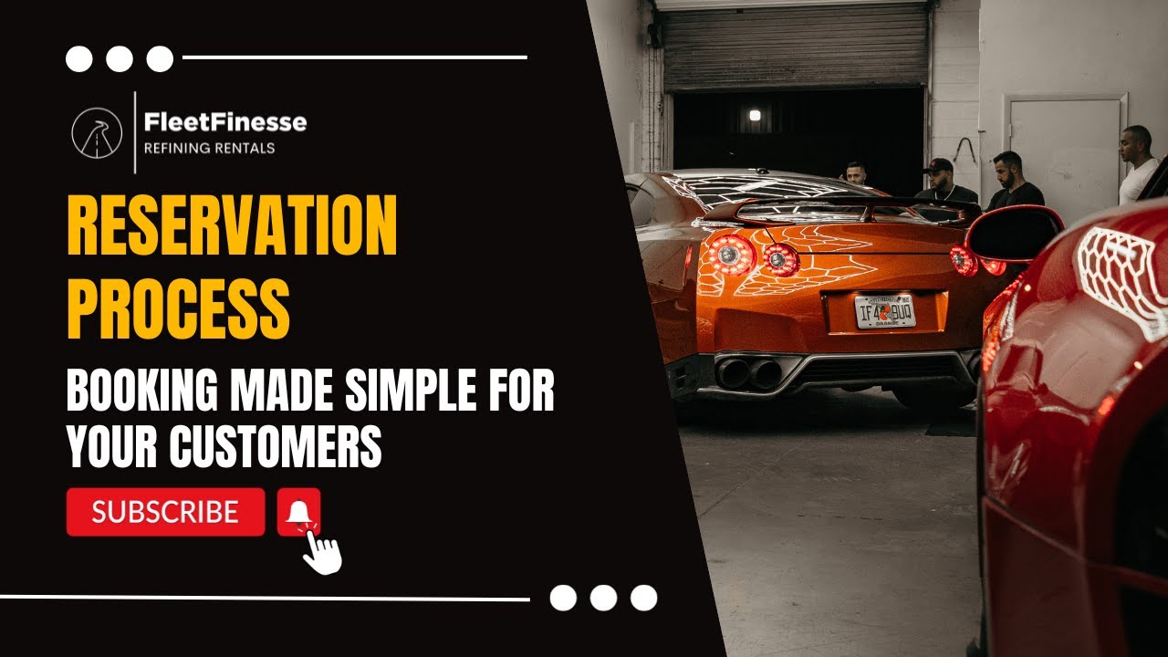 Reservation Process in FleetFinesse - Booking Made Simple for Your Customers