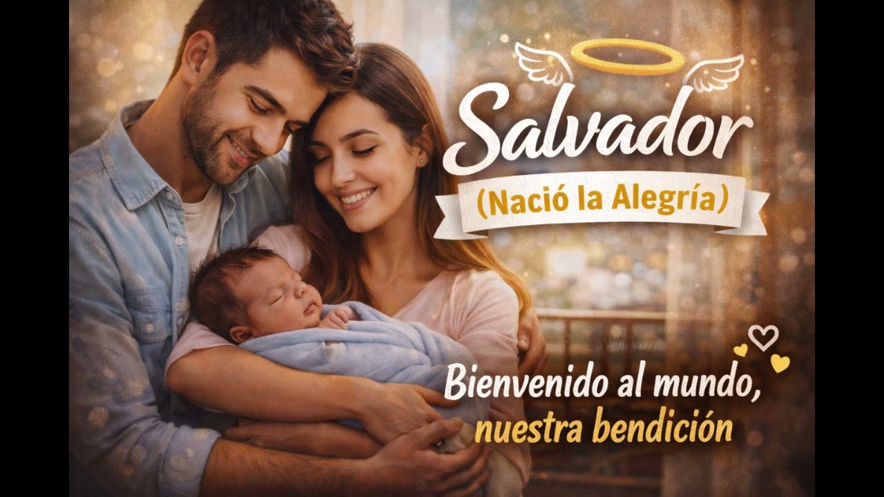Nació la Alegría | Bienvenido Salvador 👶🎶 | Canción por su Nacimiento