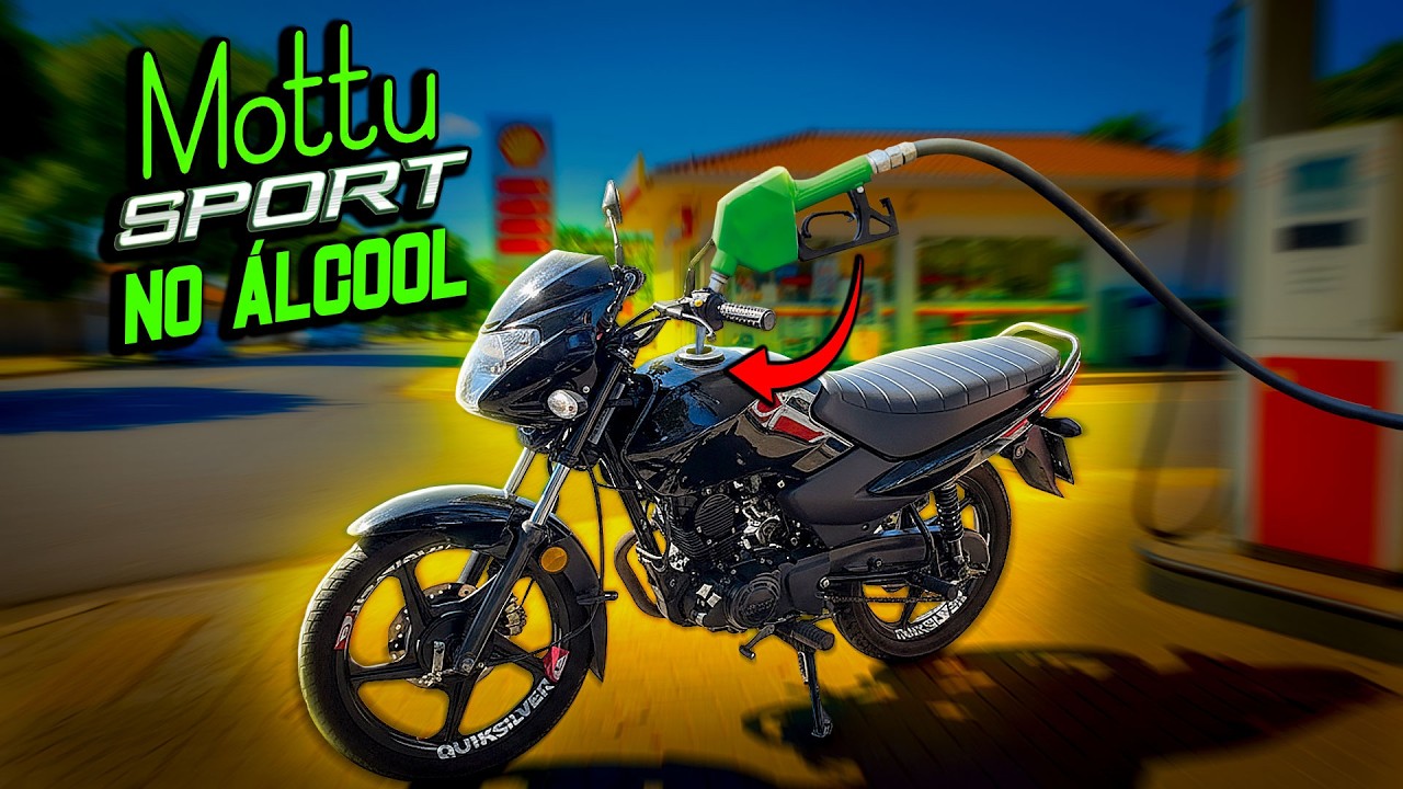 TROCAMOS O COMBUSTÍVEL DA MOTTU SPORT!!