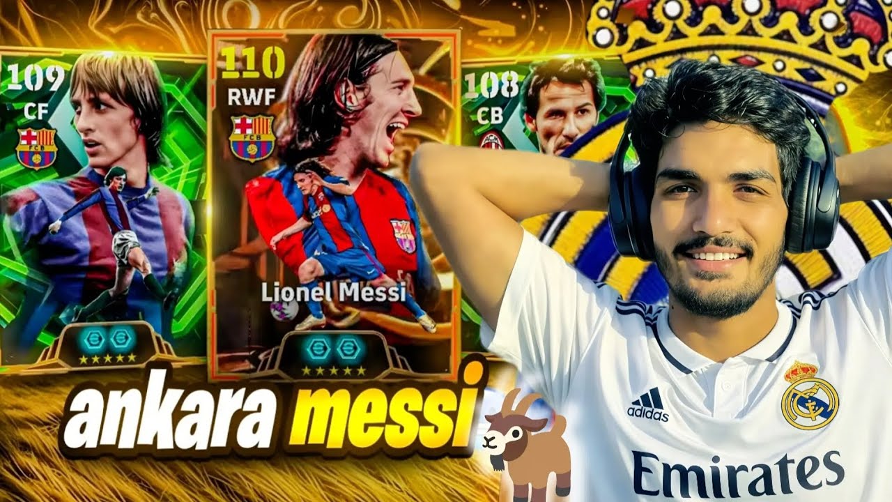 Ankara Messi🐐🔥 110 - Pack Opening + Black Animation 🔥 #efootball #pes26 #pes2026