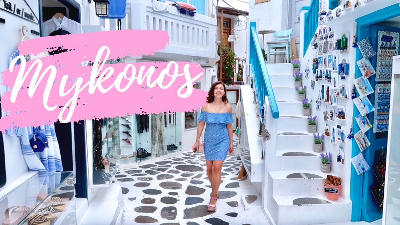 DREAMY ISLAND OF MYKONOS. WARM GREECE