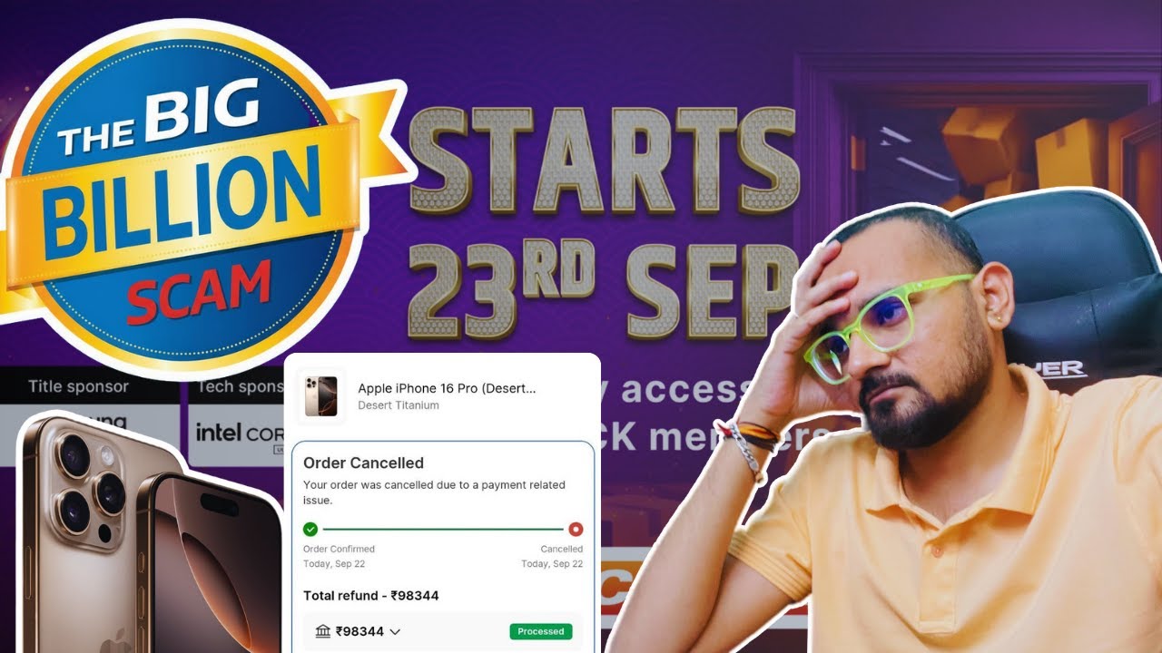 India's Biggest E-Commerce Is A SCAM ? | Flipkart Big Billion Sale SCAM