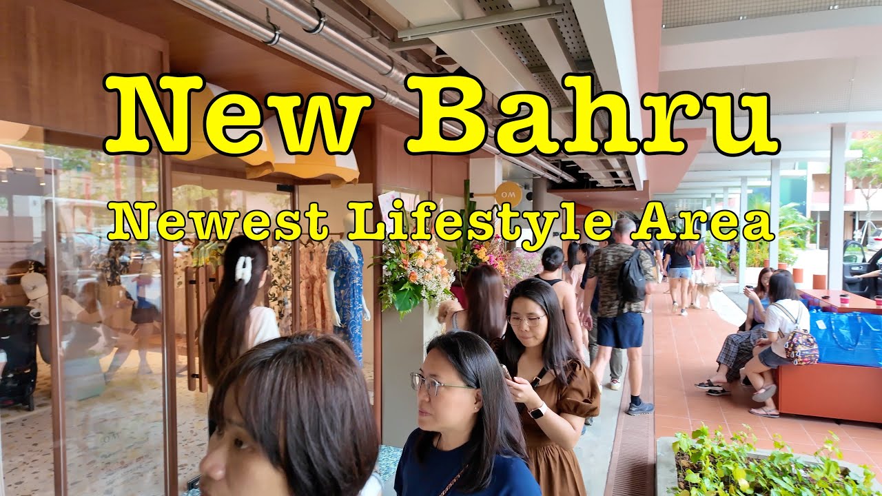 New Bahru - Newest Shop, Dine & Chill Area #singapore #oldschool #shopping #cafe #restaurant #new