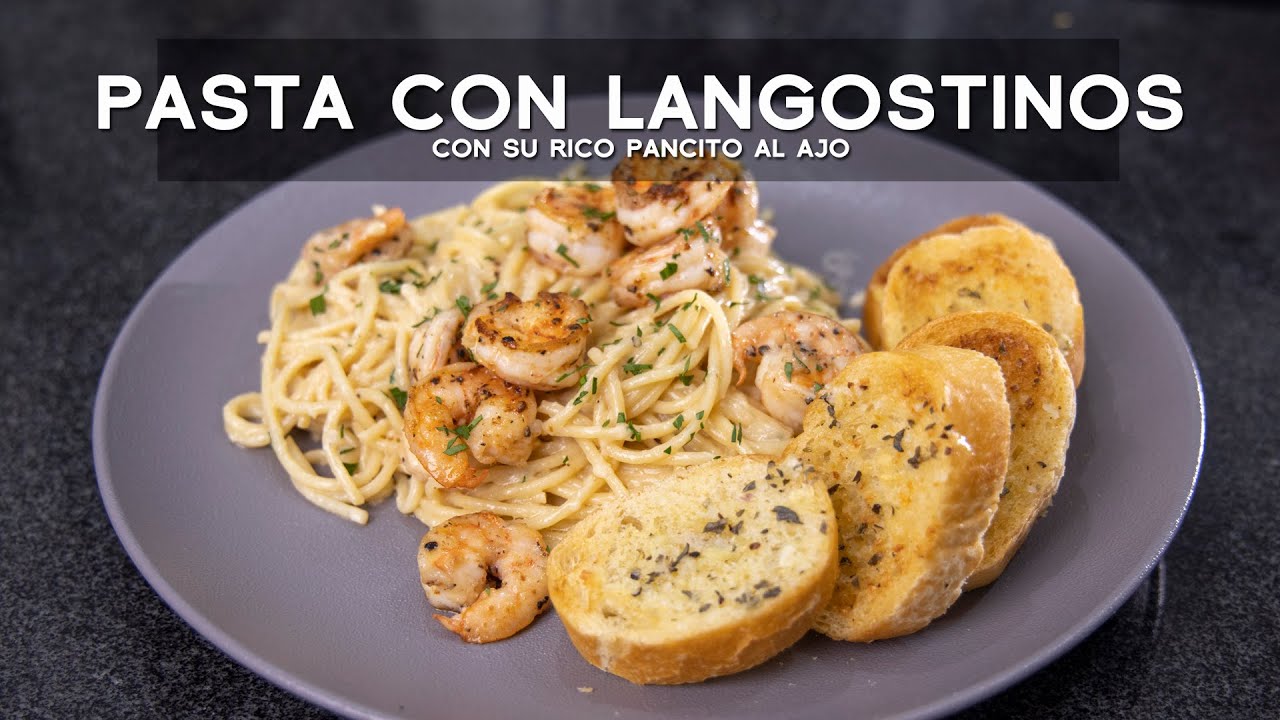 COMO PREPARAR TALLARINES CON LANGOSTINOS | ACOMER.PE | COCINA PERUANA
