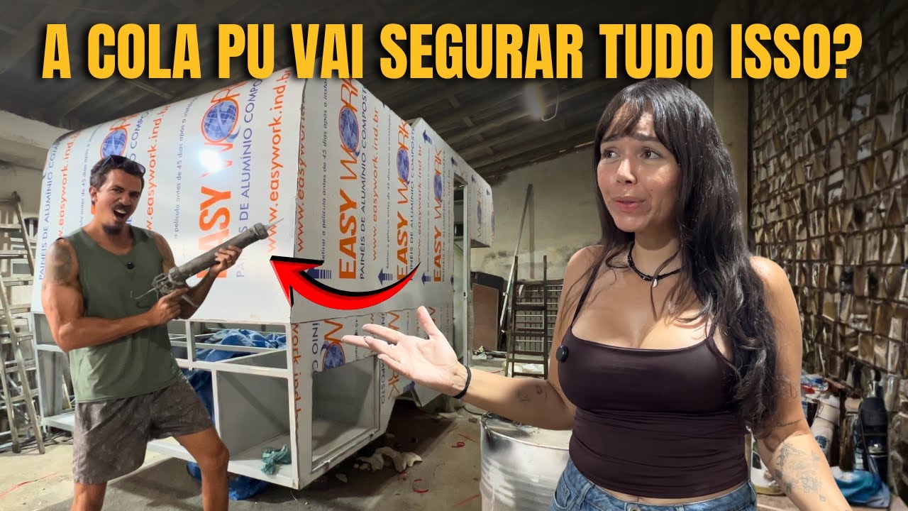 Finalmente fechamos toda a ESTRUTURA da nossa Kombi Safari Artesanal.| N&Atilde;O T&Ocirc; ACREDITANDO.