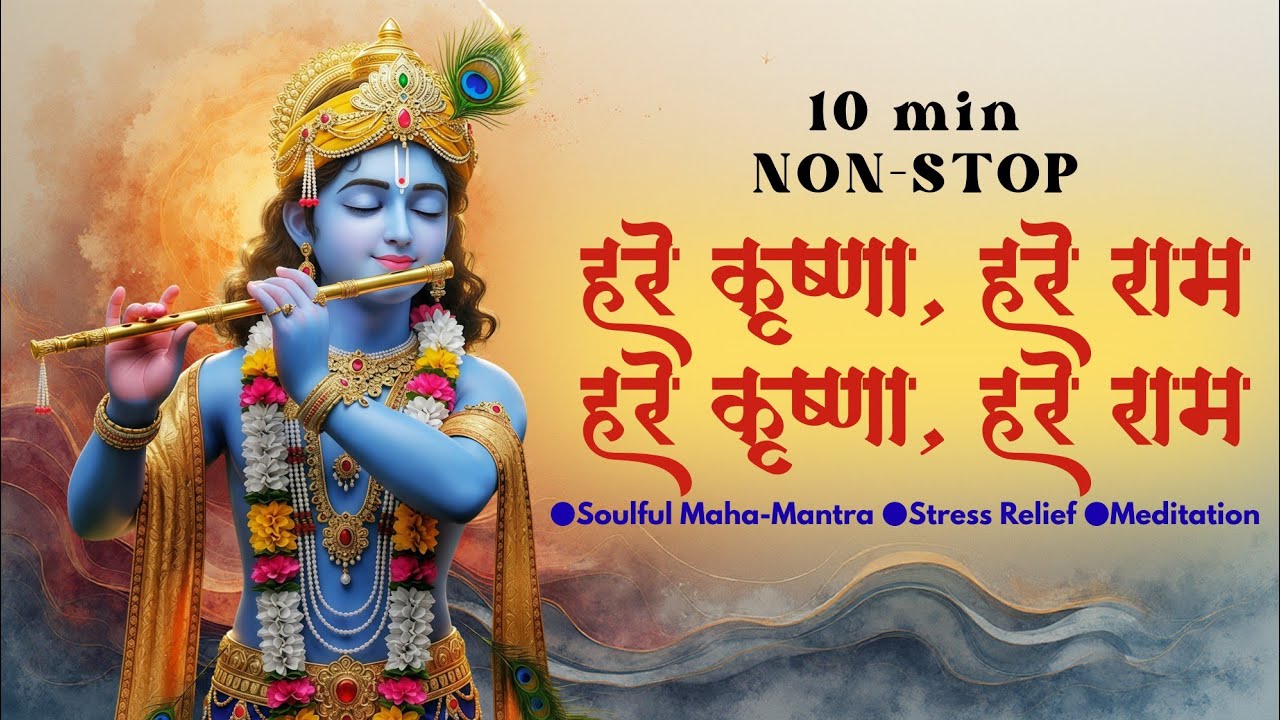 Hare Krishna Hare Rama — 10 Minute Soulful Maha-Mantra Chanting | Peace, Devotion & Inner Healing