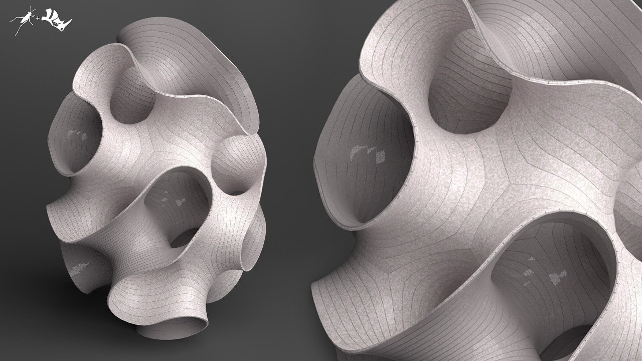 Как я использовал Rhino и Grasshopper для проектирования павильона | Вдохновлено павильоном Minim...