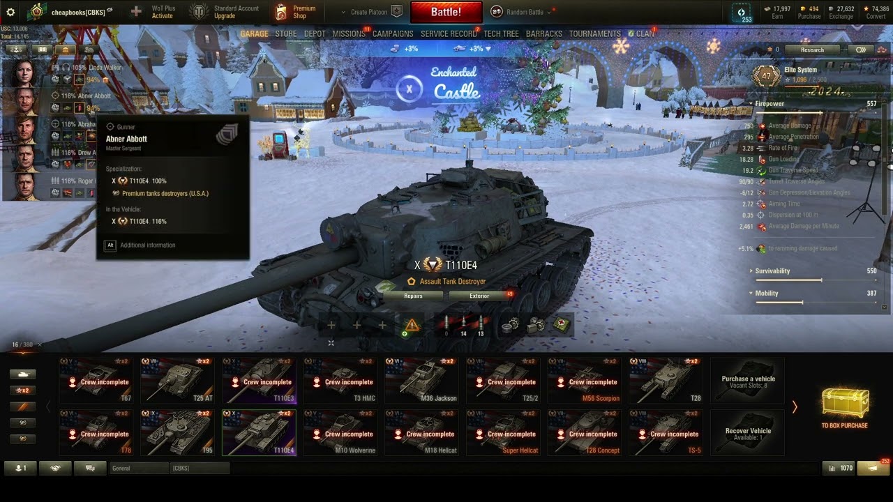 WOT - Applying Crew Books (new Interface)