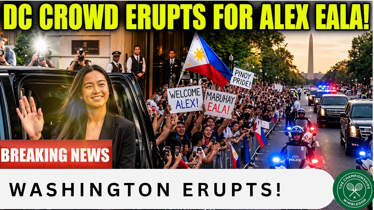 UNBELIEVABLE! Alex Eala Receives a Hero's Welcome in Washington Before the DC Open
