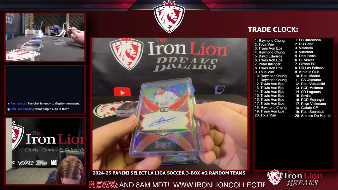2024-25 Panini Select La Liga Soccer 3-Box #2 Random Teams