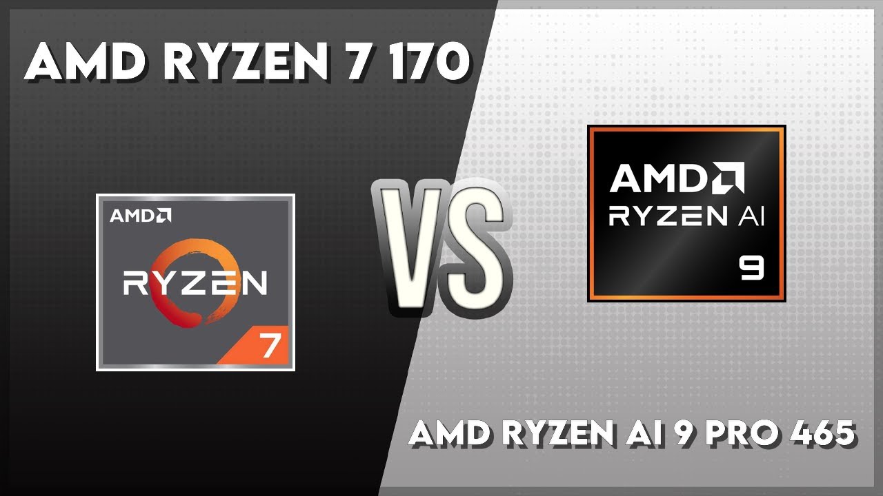 AMD Ryzen 7 170 vs AMD Ryzen AI 9 Pro 465 Technical Comparison