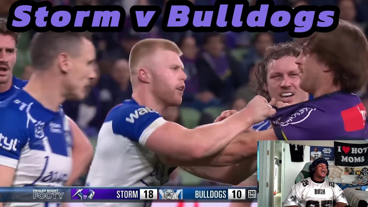 STORM! NRL Match Highlights 2025 | Storm v Bulldogs | Round 25 | Reaction