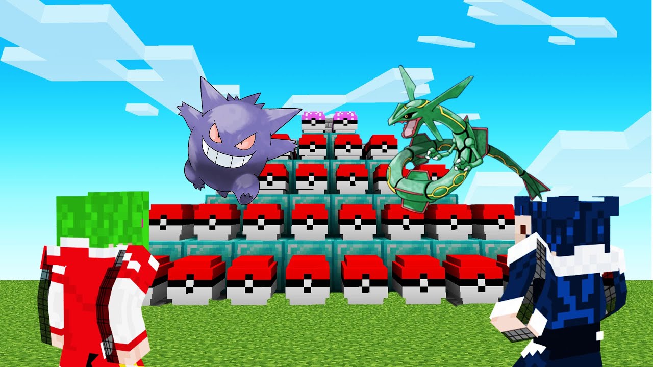 KITA MENGHANCURKAN PYRAMID YANG TERBUAT DARI POKEBALL!- Minecraft Pixelmon
