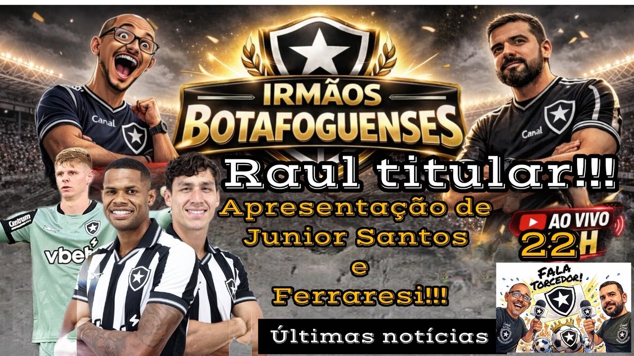 APRESENTAÇÃO DE JS E FERRARESI/RAUL SERÁ TITULAR...
