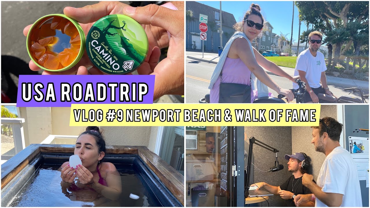 USA ROADTRIP - Vlog #9 Newport Beach | Paul Ripke besuchen, Cannabis Gums, Motorradtour&Walk Of Fame