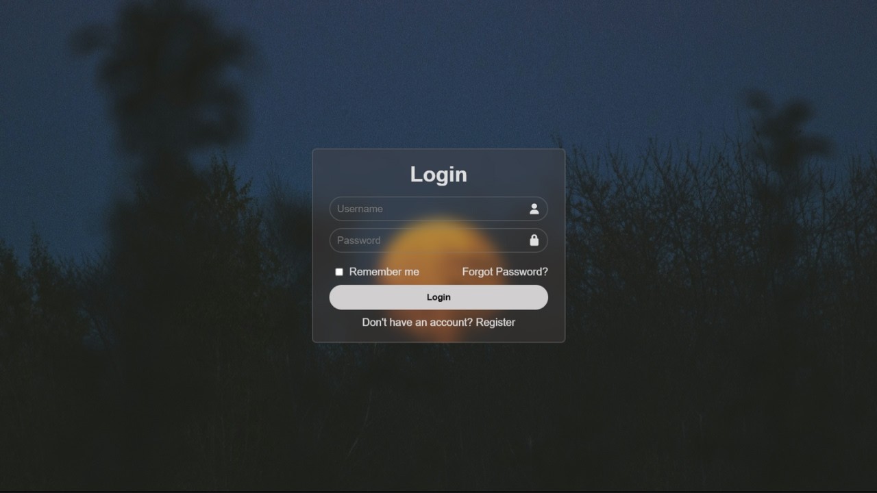 Stunning Login Form Design - HTML & CSS