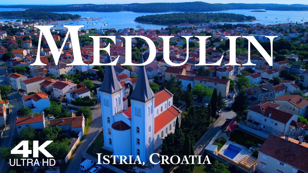 MEDULIN 🇭🇷 4K Drone Aerial | Medolino Istria Istra Croatia Hrvatska