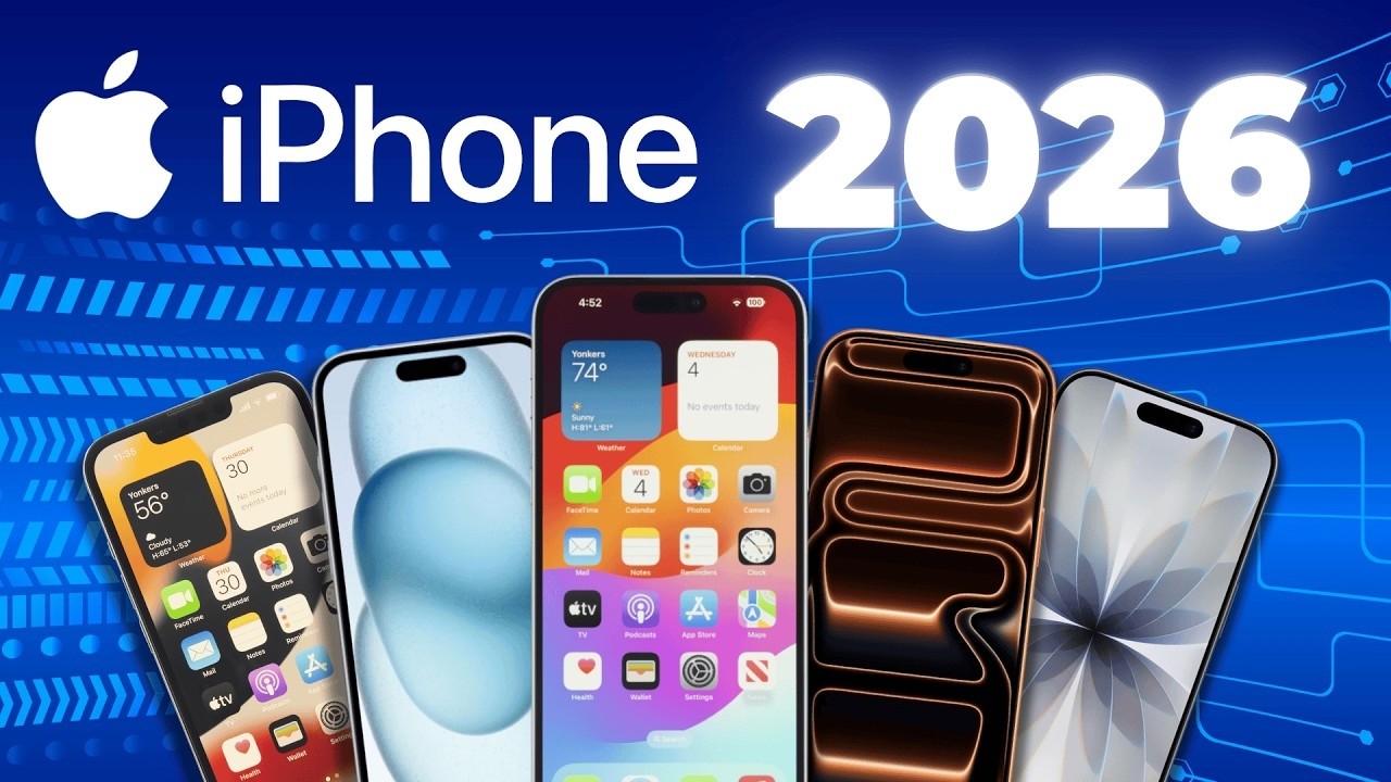 Les 5 MEILLEURS IPHONES À ACHETER EN 2026 : Quel iPhone devriez-vous acheter en 2026 ?