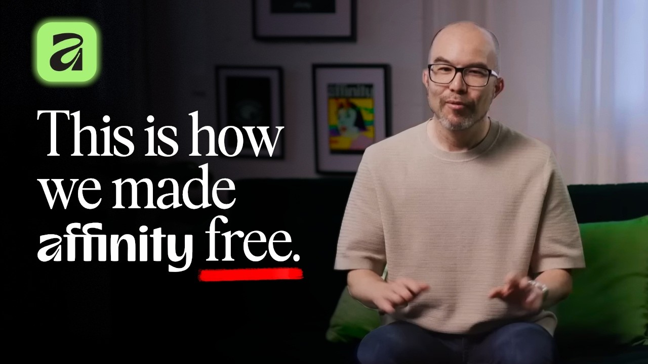Соучредитель Canva объясняет, как они сделали Affinity БЕСПЛАТНЫМ